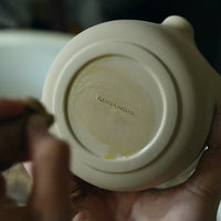 Chawan (Scalloped Matcha Bowl with Spout)