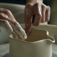Chawan (Scalloped Matcha Bowl with Spout)